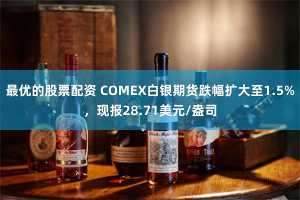 最优的股票配资 COMEX白银期货跌幅扩大至1.5%，现报28.71美元/盎司