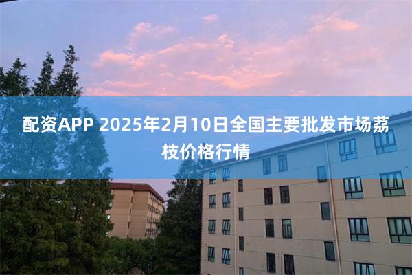 配资APP 2025年2月10日全国主要批发市场荔枝价格行情